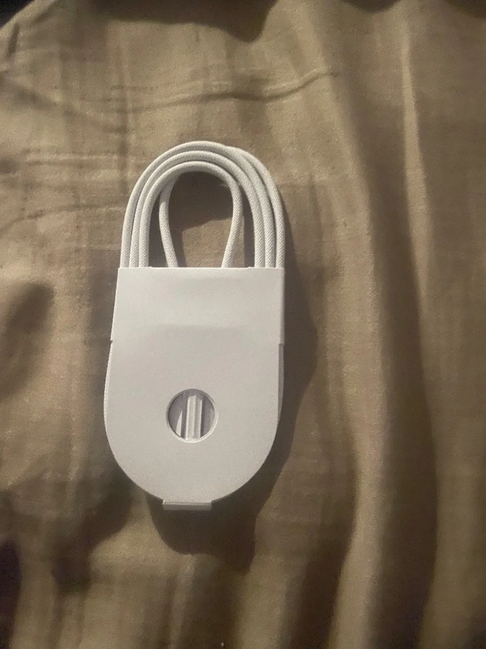 1m Braided USB-C to USB-C Fast Charging Cable (White)
